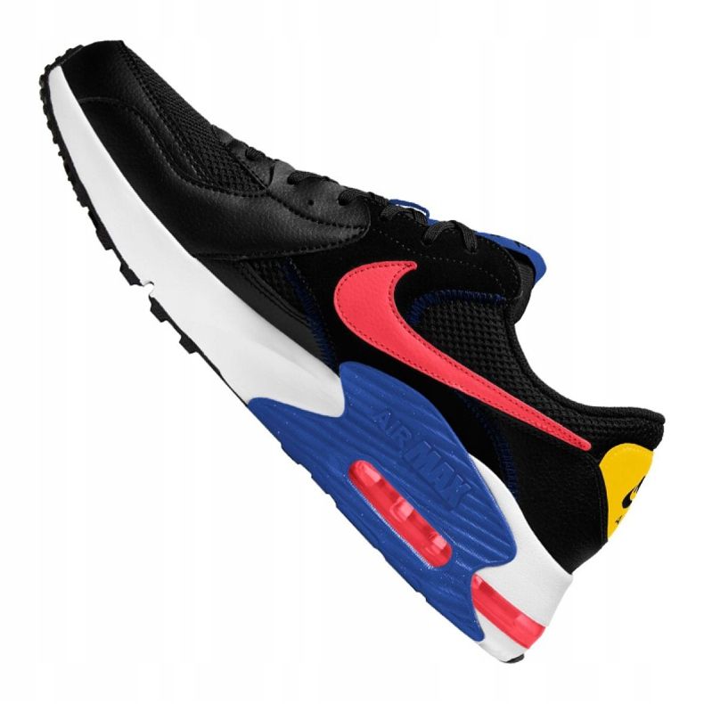 Nike Air Max Excee M CD4165-008 cipő fekete piros sárga 1 Nike Air Max Excee M CD4165-008 cipő fekete piros sárga 1