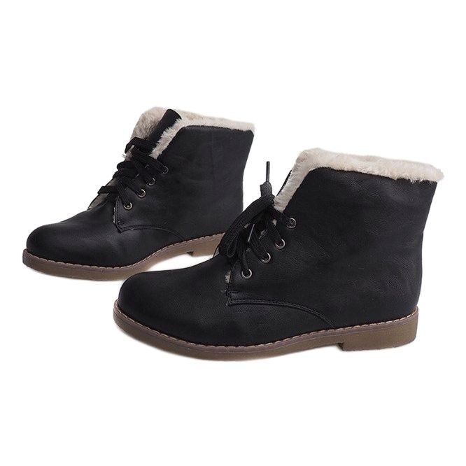 Meleg csizma Jodhpur Fur 05-3 Black fekete 1