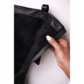 PS1 Női meleg csizma levehető vesével, fekete Brooklyn 1