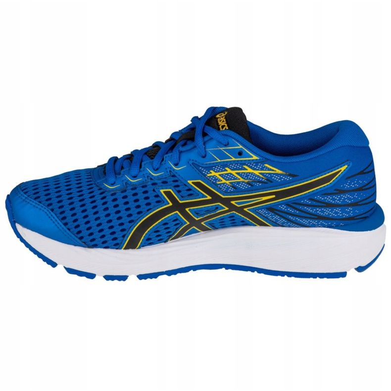 Asics Gel-Cumulus 21 Gs W 1014A069-401 fekete kék sárga 1