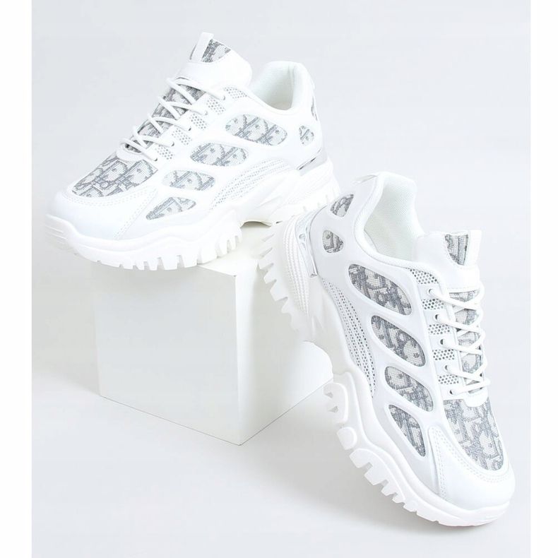 Fehér női sportcipő VL123 Fehér szürke 1