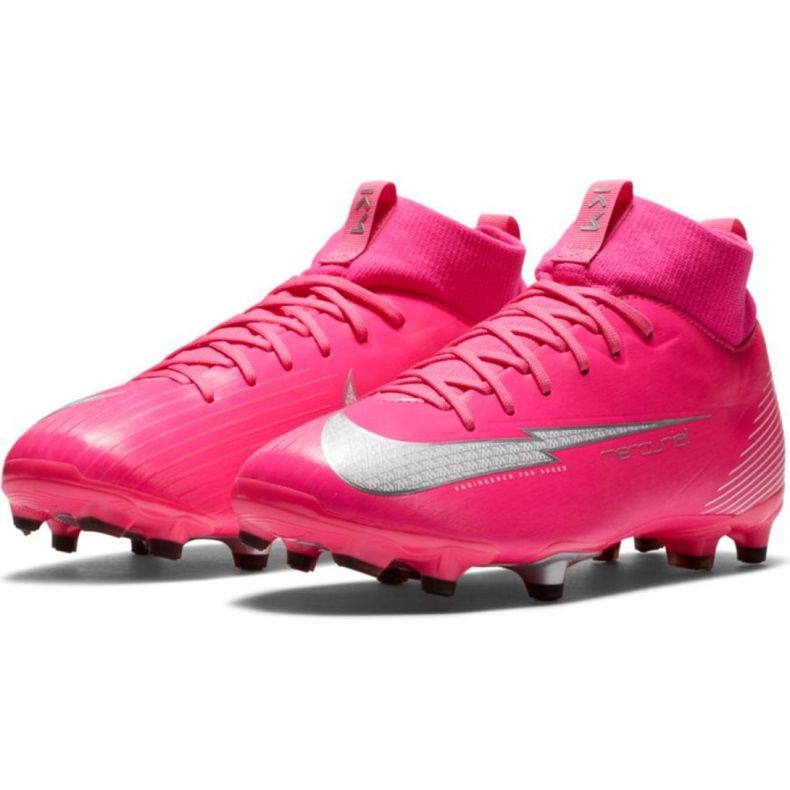 Nike Mercurial Superfly 7 Academy Mg Jr DB5609 611 futballcipő sokszínű rózsaszín 2