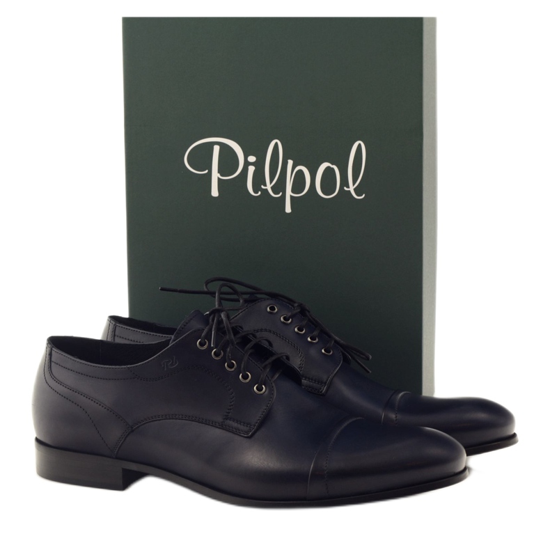 Férfi Pilpol 1607 sötétkék papucs sokszínű 4