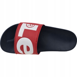 Levi's Batwing Slide szandál 231548-794-87 fehér piros sötétkék 2