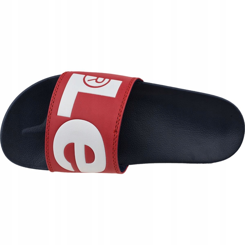 Levi's Batwing Slide szandál 231548-794-87 fehér piros sötétkék 2