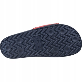 Levi's Batwing Slide szandál 231548-794-87 fehér piros sötétkék 3