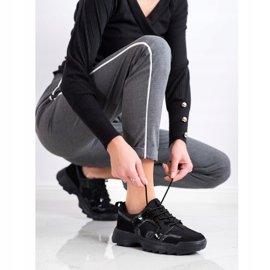 Kylie Világos fekete cipők szürke 1