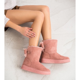 SHELOVET Mukluki íjjal rózsaszín 1