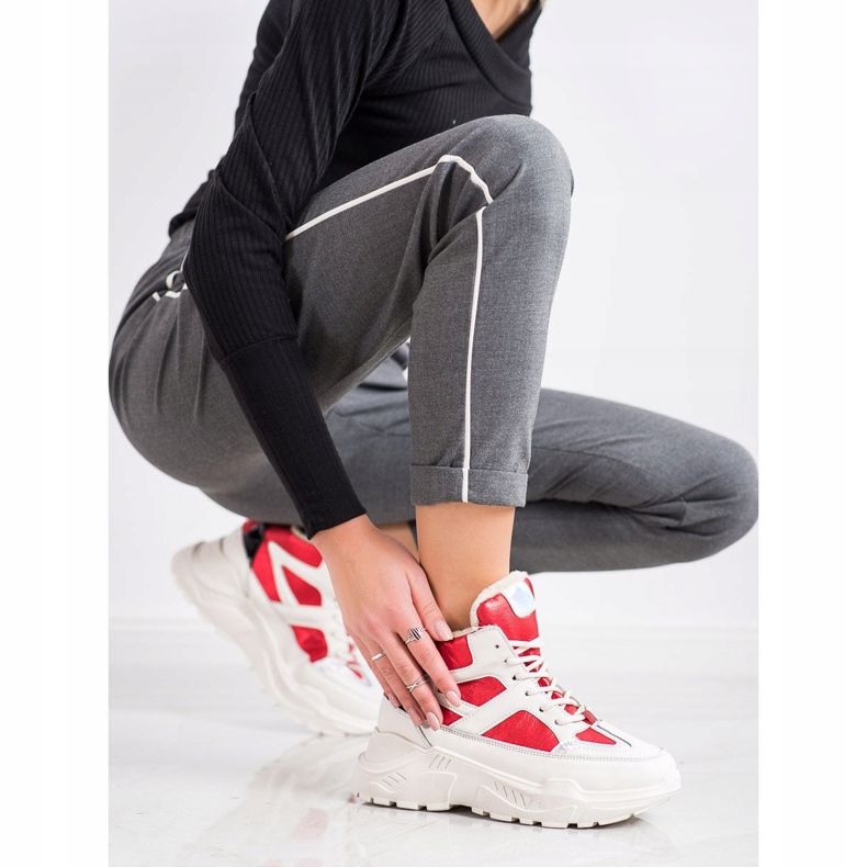 Seastar Sport divat csizma fehér fekete piros 2 Seastar Sport divat csizma fehér fekete piros 2