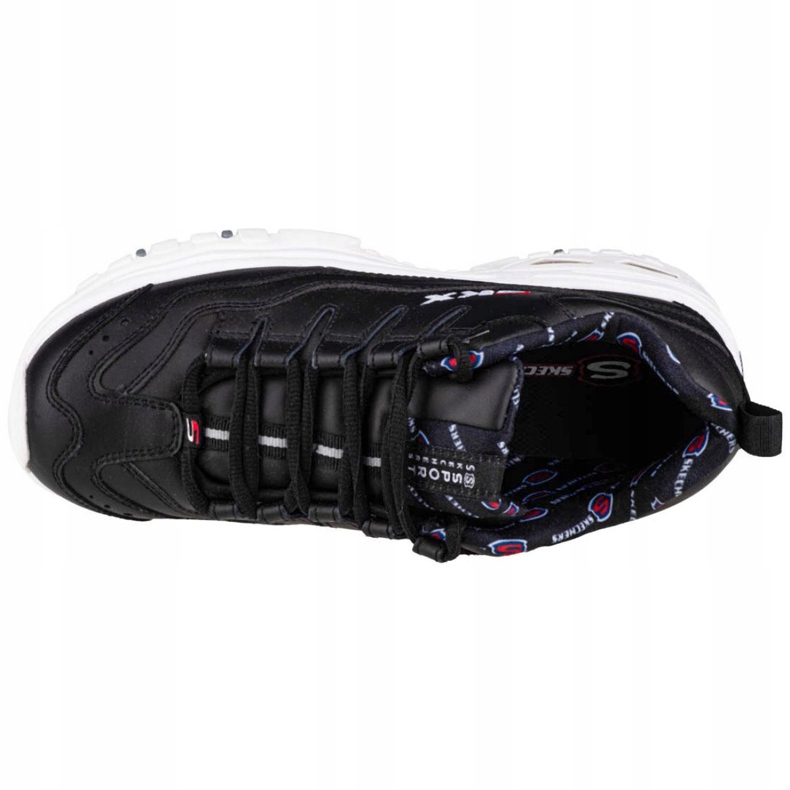 Skechers Energy-Retro Vision W 13425-BKW Cipő fekete 2