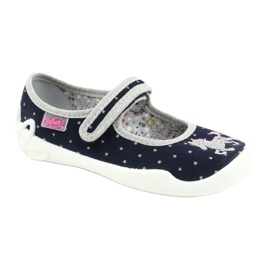 Befado gyermekcipő 114X414 sötétkék szürke 1