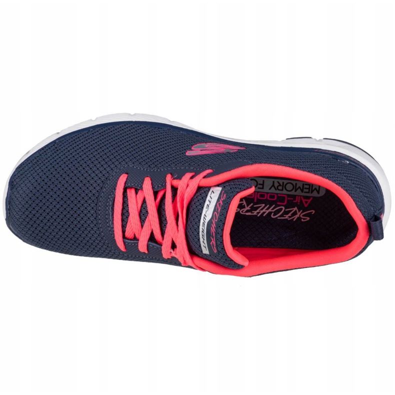 Skechers Flex Appeal 3.0 W 13070-SLTP Cipő piros sötétkék 2