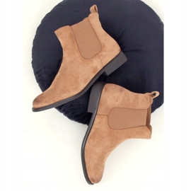 Bézs színű Chelsea csizma nőknek 8310 Khaki 1 Bézs színű Chelsea csizma nőknek 8310 Khaki 1