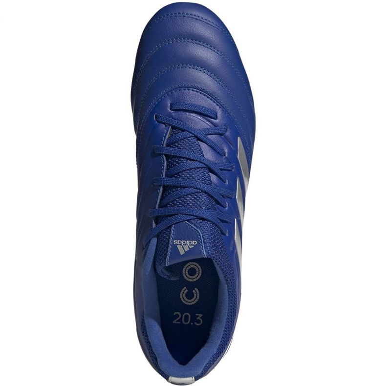Adidas Copa 20.3 Fg M EH1500 futballcipő kék, ezüst kék 1