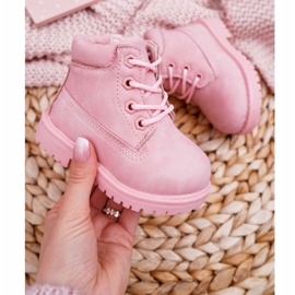 FRROCK Gyermek Trappers Csizma Por Pink Dexter rózsaszín 3
