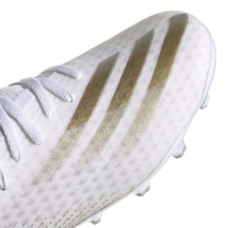 Adidas X Ghosted.3 Mg M FW3543 futballcipő fehér arany aranysárga 2