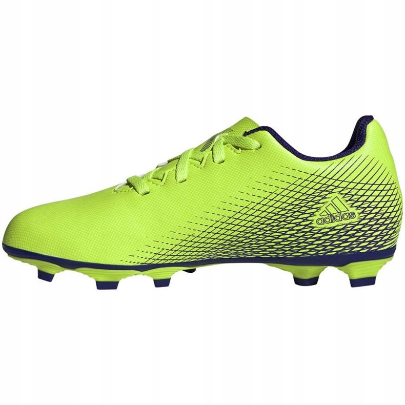 Adidas X Ghosted.4 FxG Jr EG8220 futballcipő zöld zöld 2