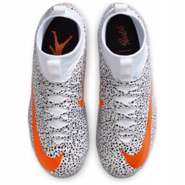 Nike Mercurial Superfly 7 Academy CR7 FG / MG Jr CV3182-180 futballcipő fehér 4