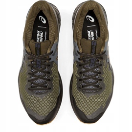 Asics Gel Sonoma 4 férfi futócipő oliva-fekete 1011A177 300 sokszínű zöld 1