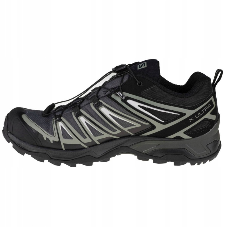 Salomon X Ultra 3 Gtx M 411684 cipő fekete szürke 1 Salomon X Ultra 3 Gtx M 411684 cipő fekete szürke 1