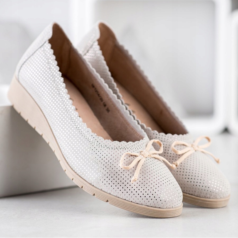 Filippo Elegáns bőr balerinák sokszínű 2