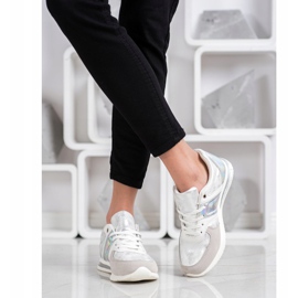 Goodin Stílusos sportcipő fehér ezüst szürke 2