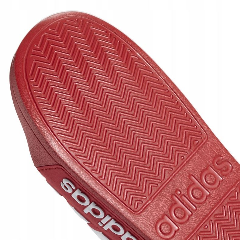 Adidas Adilette Shower piros AQ1705 férfi papucs fehér 2