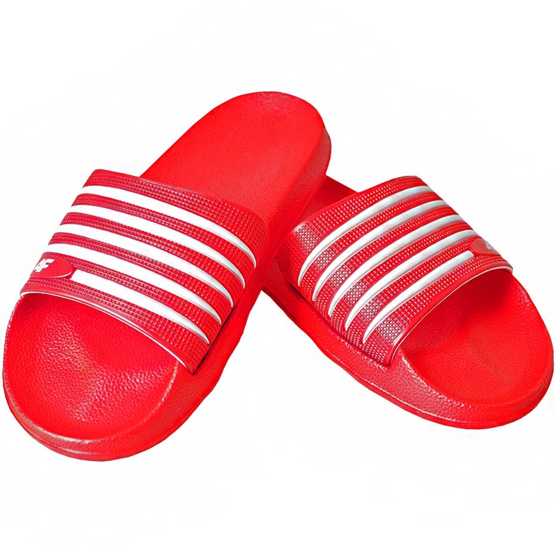 Női papucs 4F piros H4Z19 KLD001 62S fehér 1