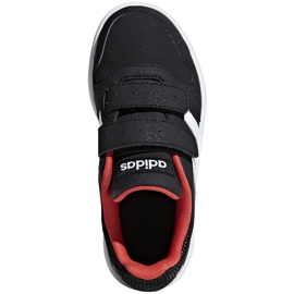 Adidas Hoops 2.0 Cmf C gyermekcipő fekete-piros-fehér B75960 1