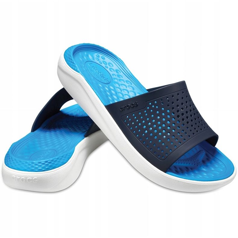 Crocs Literide Slide sötétkék-fehér 205 183 462 1