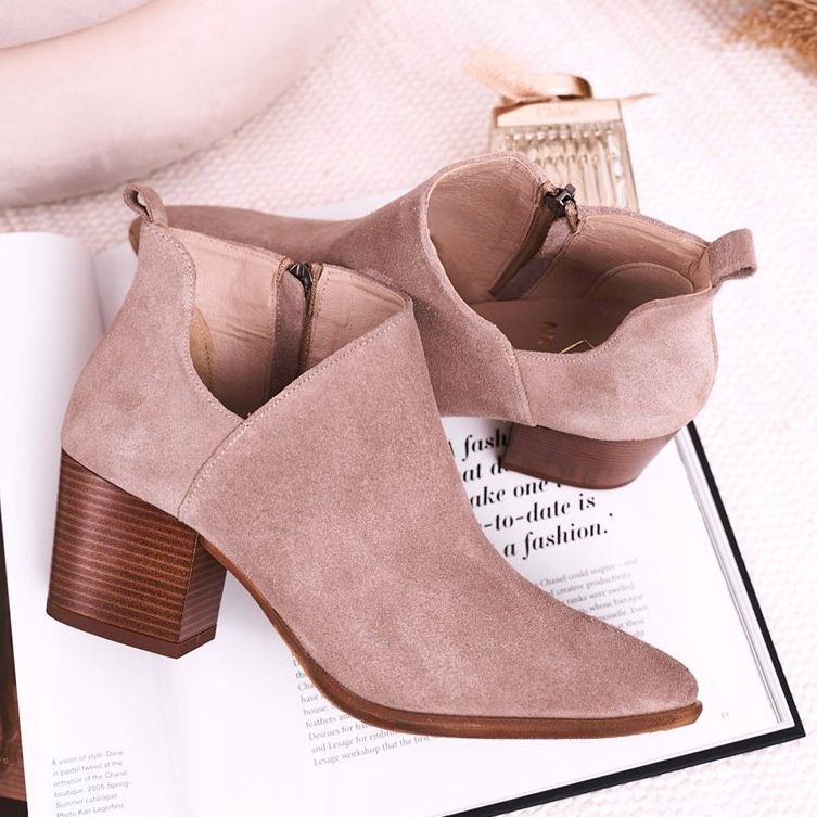 Nicole Női csizma kivágott velúr Cappuccino Lawrence barna sokszínű 2