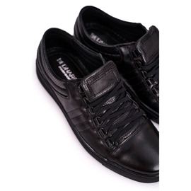 Bednarek Polish Shoes Férfi bőr Brogues cipők Bednarek Black fekete 1