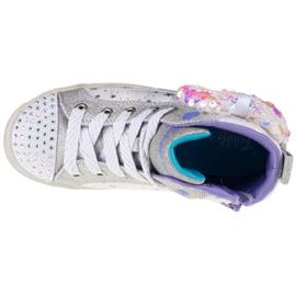 Skechers Shuffle Brights 2.0 Jr 314015L-WSL szürke sokszínű 2 Skechers Shuffle Brights 2.0 Jr 314015L-WSL szürke sokszínű 2