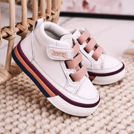 Apawwa Gyermek magas cipők, fehér és rózsaszín Baxter ['fehér', 'rózsaszín'] 1