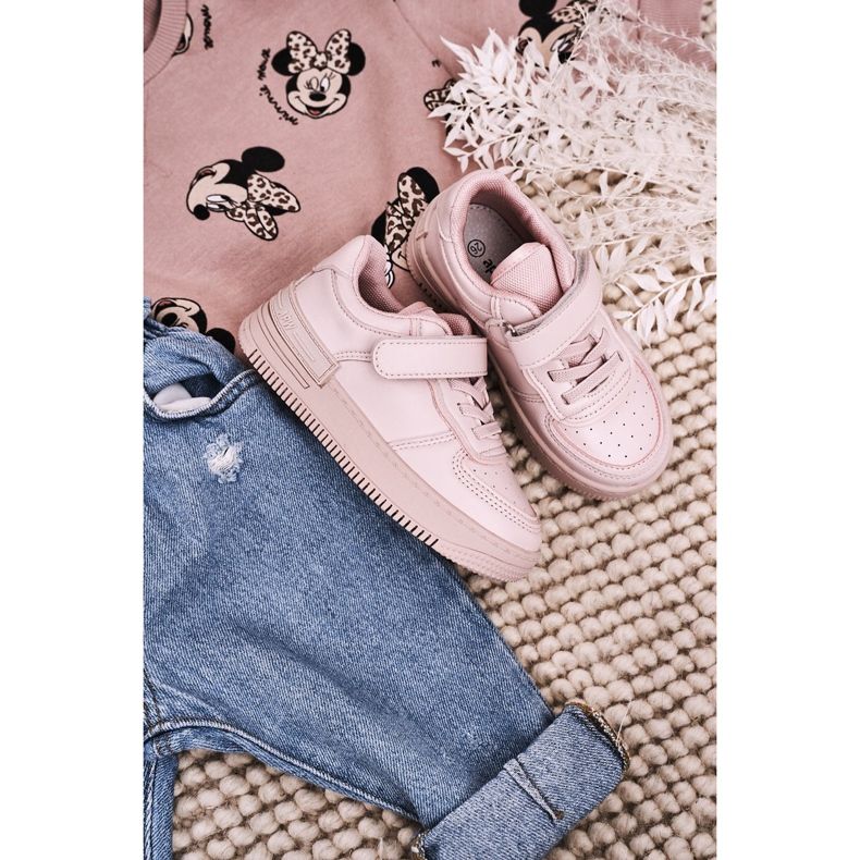 Apawwa Gyermek sportcipő tépőzáras rózsaszín levegővel 1