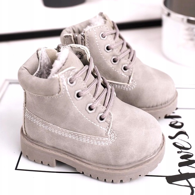 FRROCK Gyermek meleg Trapper csizma Grey Dexter szürke 1