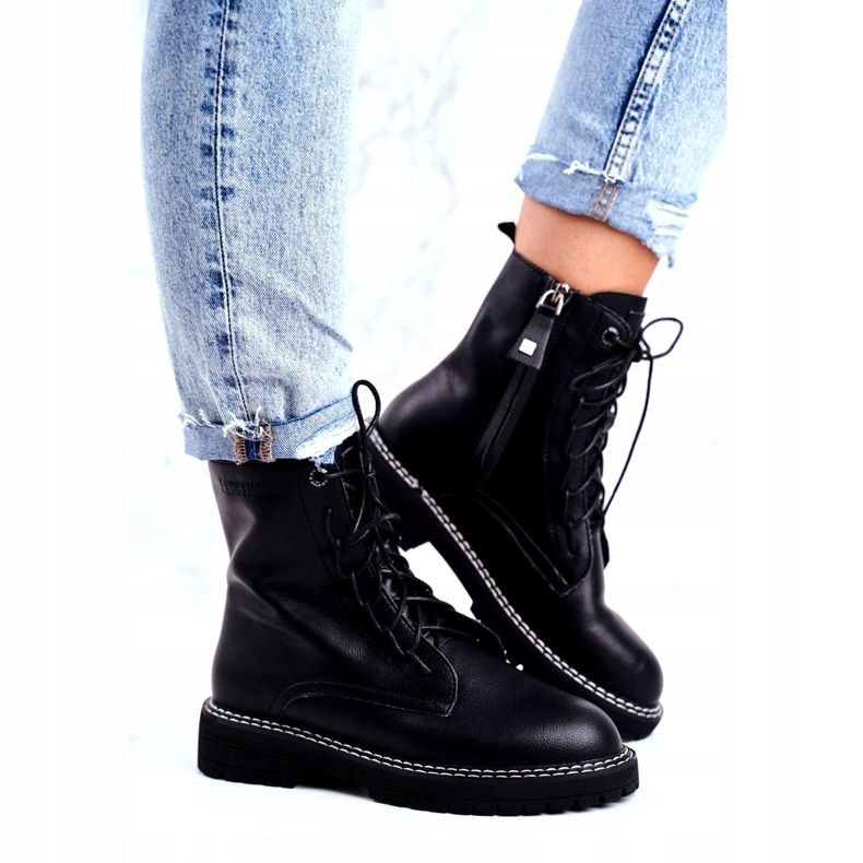 Női csizma Big Star Black GG274596 fekete 1