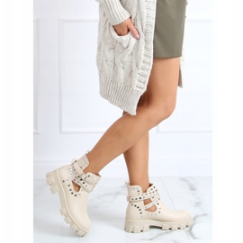 Cipővel vágott csizma bézs NC1127 Bézs 1