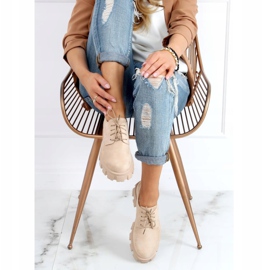 Magas talpú cipók NC1120 Bézs 2