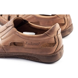 ŁUKPOL Férfi áttört cipő 978 nyári barna 1 ŁUKPOL Férfi áttört cipő 978 nyári barna 1