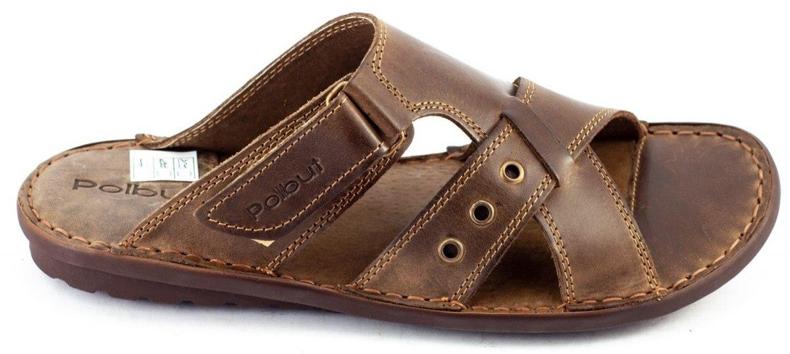 Polbut SA05 barna férfi papucs 2