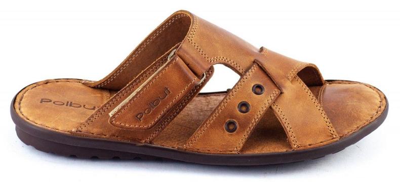 Polbut Férfi papucs SA05 piros narancs 2