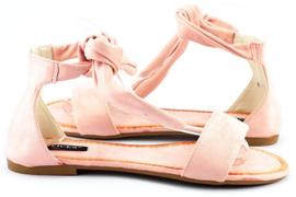 Női szandál kötött 6121 rózsaszín 2