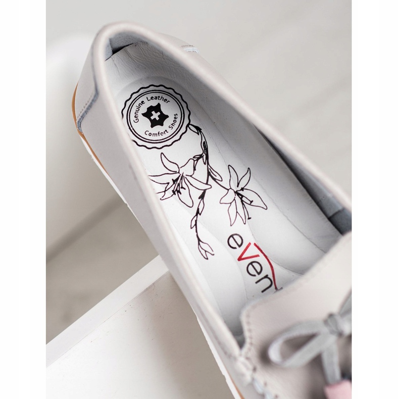 Evento Bőrcipők szegéllyel bézs 1