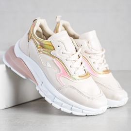 Sweet Shoes Stílusos bézs színű cipők 2