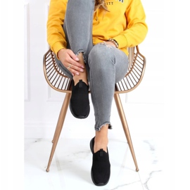 Fekete zokni sportcipő C9273 Negro 1