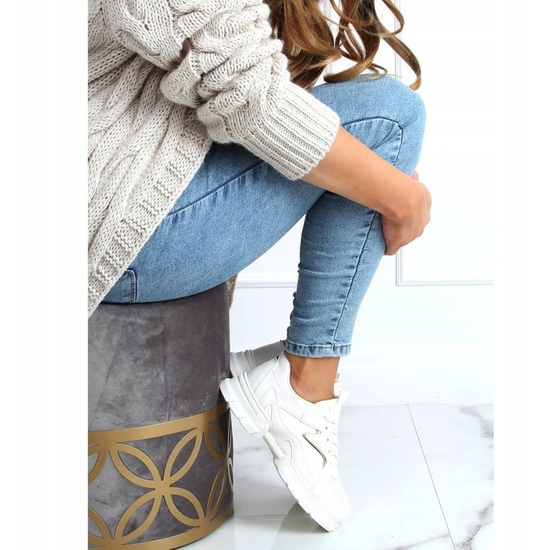 Bézs 3158 Bézs színű sportcipő 2