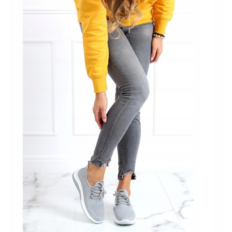 Szürke 2019-3 Szürke sportcipő 2