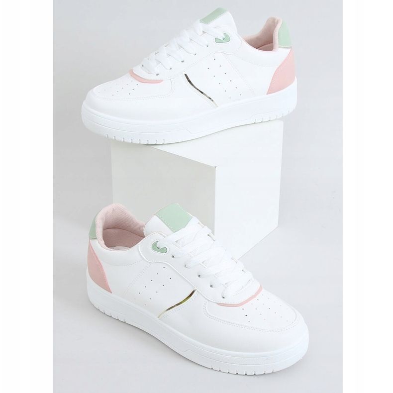 Fehér női sportcipő BL218P Pink 1