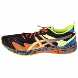 Asics Gel-Noosa Tri 12 M 1011B277-005 cipő fekete kék narancssárga sárga 1